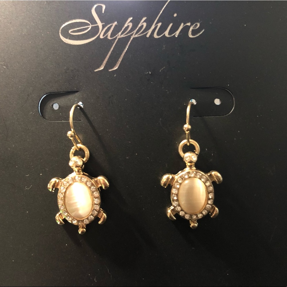 Sea Turtle Dangle Earrings